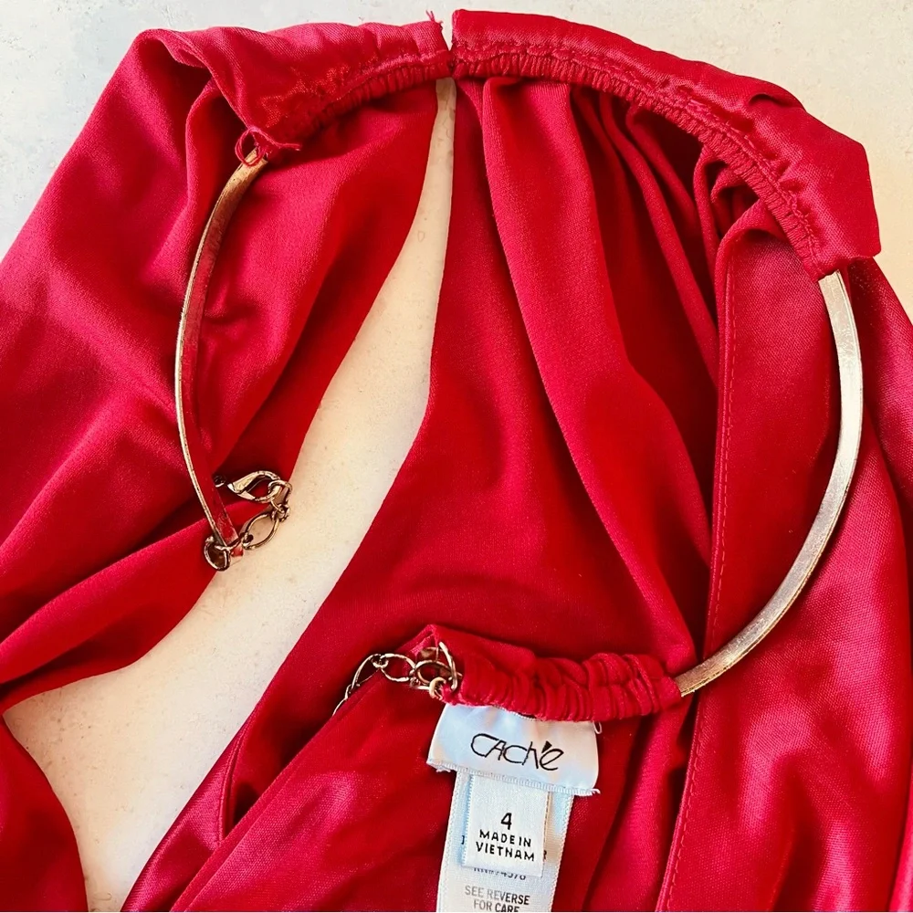 Cache Red Mini Dress - Picture 9 of 10